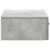 Masă laterală montată pe perete Gri Beton 59 x 34,5 x 17 cm GartenMobel Dekor