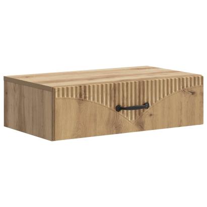Masă laterală montată pe perete Stejar Artizanal Lemn prelucrat GartenMobel Dekor