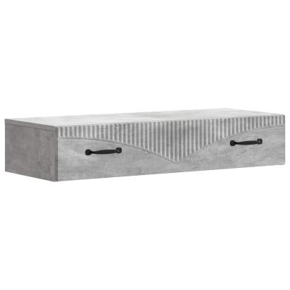 Masă laterală montată pe perete Gri Beton 87,5 x 34,5 x 17 cm GartenMobel Dekor
