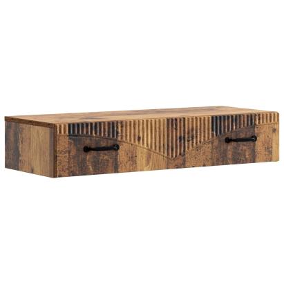 Masă laterală montată pe perete Lemn vechi 87,5 x 34,5 x 17 cm GartenMobel Dekor