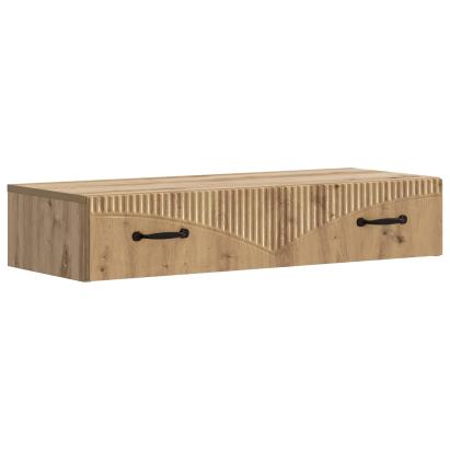 Masă laterală montată pe perete Stejar Artizanal Lemn prelucrat GartenMobel Dekor