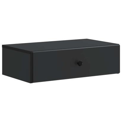Masă laterală montată pe perete Negru 59 x 34,5 x 17 cm GartenMobel Dekor