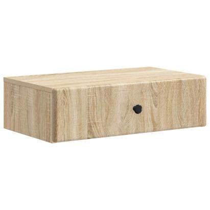 Masă laterală montată pe perete Stejar Sonoma 59 x 34,5 x 17 cm GartenMobel Dekor