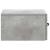 Masă laterală montată pe perete Gri Beton 59 x 34,5 x 17 cm GartenMobel Dekor