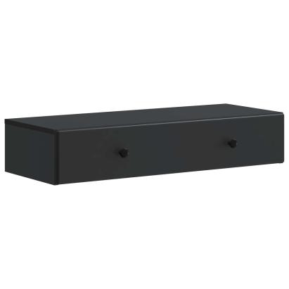 Masă laterală montată pe perete Negru 87,5 x 34,5 x 17 cm GartenMobel Dekor