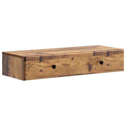 Masă laterală montată pe perete Lemn vechi 87,5 x 34,5 x 17 cm GartenMobel Dekor
