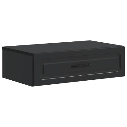 Masă laterală montată pe perete Negru 59 x 34,5 x 17 cm GartenMobel Dekor