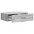 Masă laterală montată pe perete Sonoma gri 59 x 34,5 x 17 cm GartenMobel Dekor