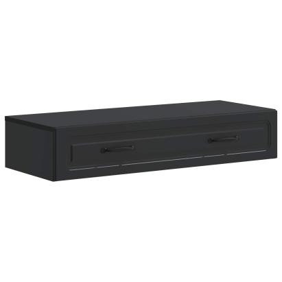 Masă laterală montată pe perete Negru 87,5 x 34,5 x 17 cm GartenMobel Dekor