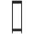 Suport pentru plante cu raft Stejar Negru 30 x 30 x 100 cm GartenMobel Dekor