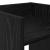 Suport pentru plante cu raft Stejar Negru 30 x 30 x 100 cm GartenMobel Dekor