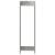 Suport pentru plante Gri Beton 30 x 30 x 100 cm Lemn prelucrat GartenMobel Dekor