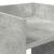 Suport pentru plante cu raft 2 pcs Gri Beton 30 x 30 x 100 cm GartenMobel Dekor