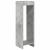 Suport pentru plante cu raft 2 pcs Gri Beton 30 x 30 x 100 cm GartenMobel Dekor