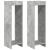 Suport pentru plante cu raft 2 pcs Gri Beton 30 x 30 x 100 cm GartenMobel Dekor