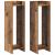 Suport pentru plante cu raft 2 pcs Lemn vechi 30 x 30 x 100 cm GartenMobel Dekor