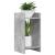 Suport pentru plante cu raft 2 pcs Gri Beton 30 x 30 x 60 cm GartenMobel Dekor