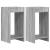 Suport pentru plante cu raft 2 pcs Sonoma gri 30 x 30 x 60 cm GartenMobel Dekor