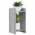 Suport pentru plante cu raft 2 pcs Sonoma gri 30 x 30 x 60 cm GartenMobel Dekor