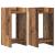 Suport pentru plante cu raft 2 pcs Lemn vechi 30 x 30 x 60 cm GartenMobel Dekor