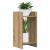 Suport pentru plante 2 pcs Stejar Artizanal 30 x 30 x 60 cm GartenMobel Dekor