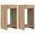 Suport pentru plante 2 pcs Stejar Artizanal 30 x 30 x 60 cm GartenMobel Dekor