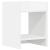 Suport pentru plante cu raft Alb 30 x 30 x 40 cm Lemn prelucrat GartenMobel Dekor