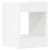 Suport pentru plante 2 pcs Alb 30 x 30 x 40 cm Lemn prelucrat GartenMobel Dekor