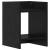 Suport pentru plante cu raft 2 pcs Stejar Negru 30 x 30 x 40 cm GartenMobel Dekor