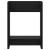 Suport pentru plante cu raft 2 pcs Stejar Negru 30 x 30 x 40 cm GartenMobel Dekor