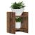 Suport pentru plante Lemn vechi 30 x 30 x 40 cm Lemn prelucrat GartenMobel Dekor