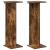 Suport pentru plante 2 pcs Stejar Afumat 25 x 25,5 x 80,5 cm GartenMobel Dekor
