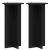 Suport pentru plante 2 pcs Negru 40 x 40 x 80 cm Lemn prelucrat GartenMobel Dekor
