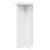 Suport pentru plante 2 pcs Alb foarte lucios 40 x 40 x 80 cm GartenMobel Dekor
