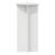 Suport pentru plante 2 pcs Alb foarte lucios 40 x 40 x 80 cm GartenMobel Dekor