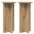 Suport pentru plante 2 pcs Stejar Artizanal 40 x 40 x 80 cm GartenMobel Dekor