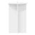 Suport pentru plante 2 pcs Alb Ø40 x 60 cm Lemn prelucrat GartenMobel Dekor