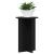 Suport pentru plante 2 pcs Negru Ø40 x 60 cm Lemn prelucrat GartenMobel Dekor