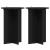 Suport pentru plante 2 pcs Negru Ø40 x 60 cm Lemn prelucrat GartenMobel Dekor