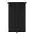 Suport pentru plante 2 pcs Negru Ø40 x 60 cm Lemn prelucrat GartenMobel Dekor