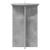 Suport pentru plante 2 pcs Gri Beton Ø40 x 60 cm Lemn prelucrat GartenMobel Dekor