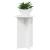 Suport pentru plante 2 pcs Alb foarte lucios Ø40 x 60 cm GartenMobel Dekor