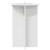 Suport pentru plante 2 pcs Alb foarte lucios Ø40 x 60 cm GartenMobel Dekor
