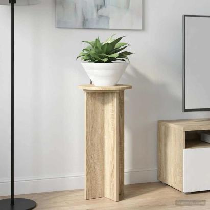 Suport pentru plante 2 pcs Stejar Sonoma 29,5 x 29,5 x 60 cm GartenMobel Dekor