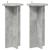 Suport pentru plante 2 pcs Gri Beton 29,5 x 29,5 x 60 cm GartenMobel Dekor