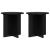 Suport pentru plante 2 pcs Negru 40 x 40 x 40 cm Lemn prelucrat GartenMobel Dekor