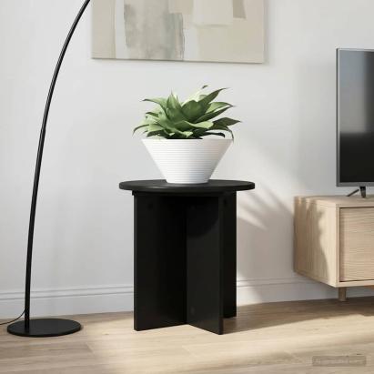 Suport pentru plante 2 pcs Negru 40 x 40 x 40 cm Lemn prelucrat GartenMobel Dekor
