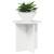 Suport pentru plante 2 pcs Alb foarte lucios 40 x 40 x 40 cm GartenMobel Dekor
