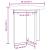 Suport pentru plante 2 pcs Stejar fumuriu 40 x 40 x 40 cm GartenMobel Dekor
