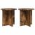 Suport pentru plante 2 pcs Stejar fumuriu 40 x 40 x 40 cm GartenMobel Dekor